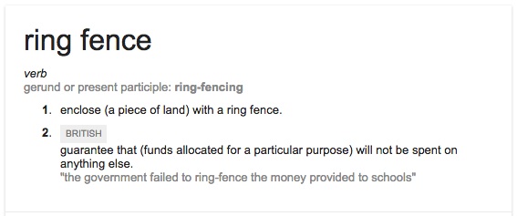 ring-fence definition